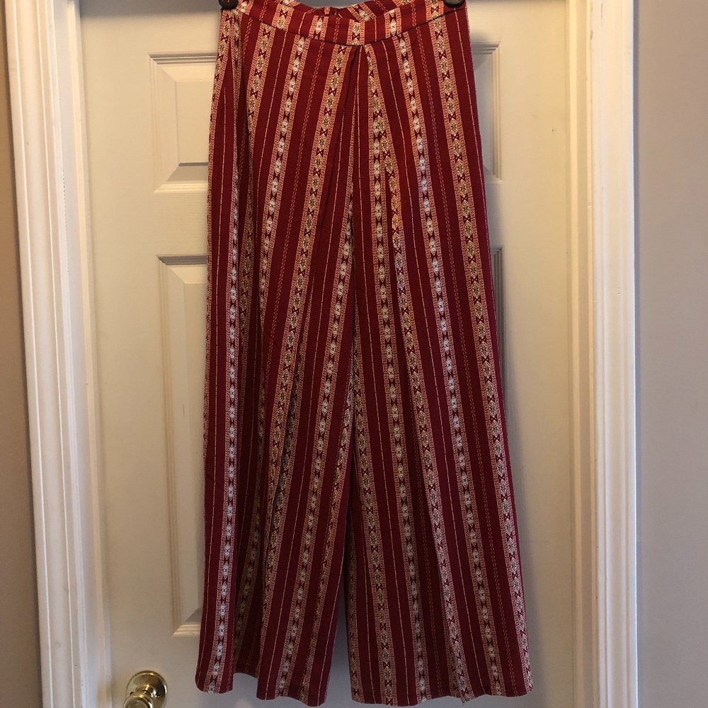 Slit pants